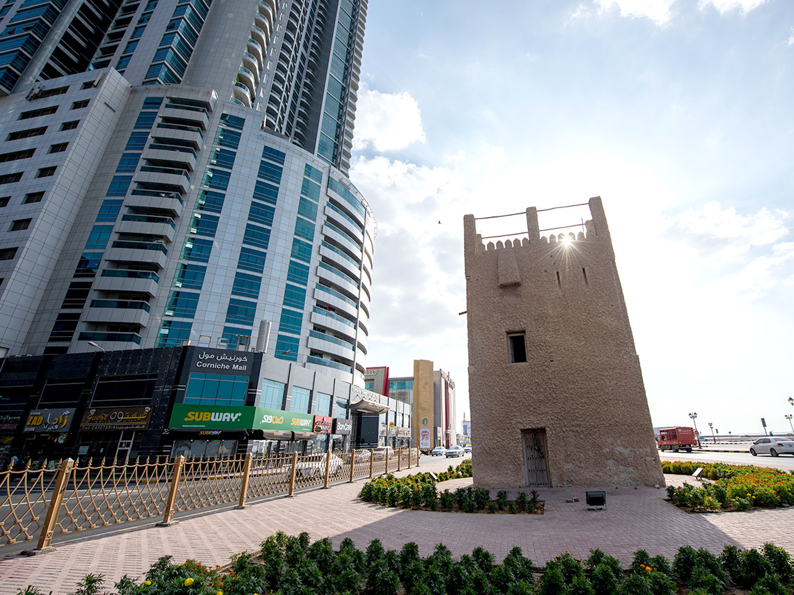 2020: Ajman beach road.