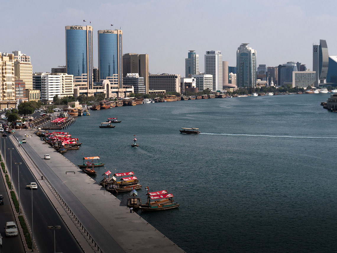 2020: Dubai creek now.