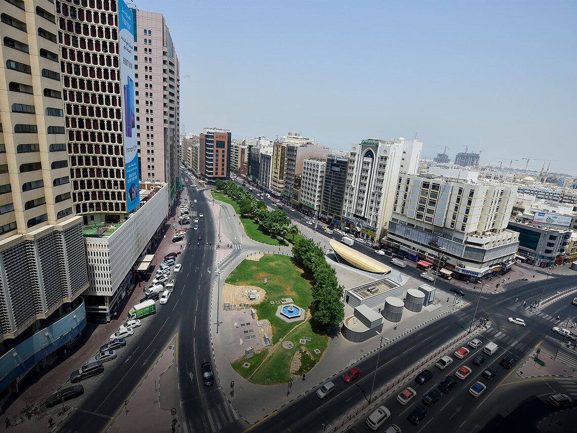 2020: Jamal Abdul Nasser Square in Deira.